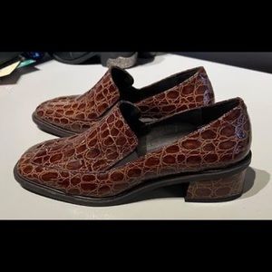 Brown Croc - L’intervalle loafer size 41